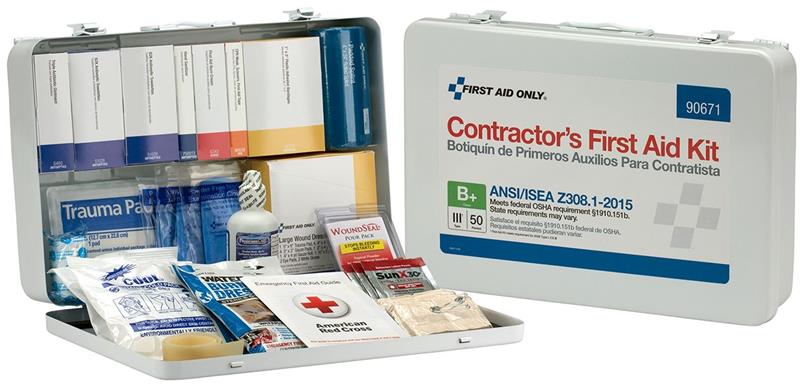 CONTRACTOR 50 MAN CLASS B FIRST AID KIT - First Aid Kits